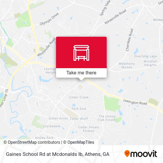 Mapa de Gaines School Rd at Mcdonalds Ib