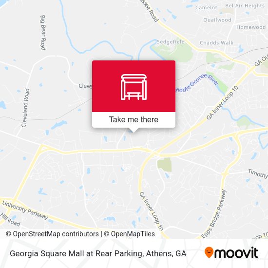 Georgia Square Mall at Rear Parking map