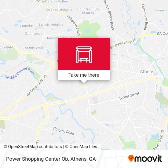 Mapa de Power Shopping Center Ob