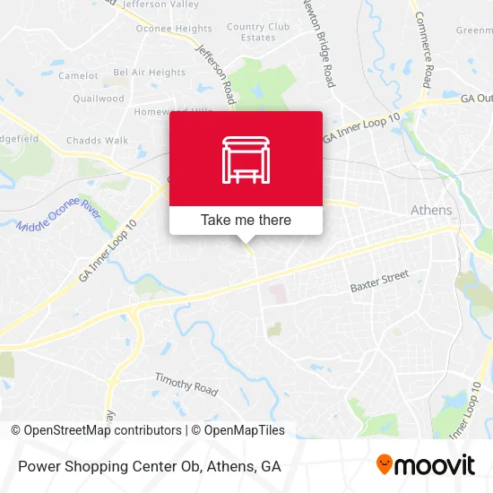 Mapa de Power Shopping Center Ob