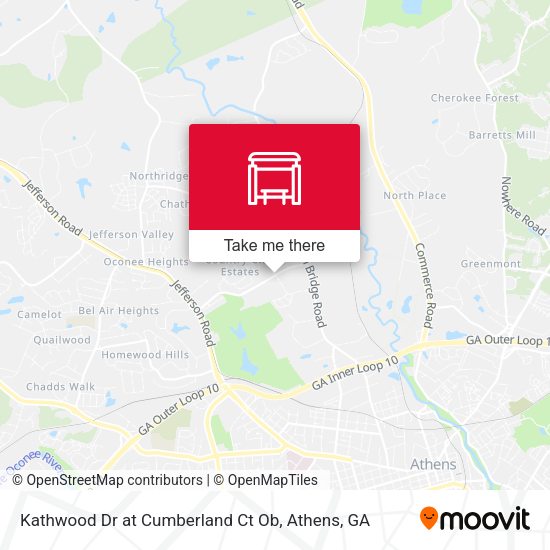 Kathwood Dr at Cumberland Ct Ob map