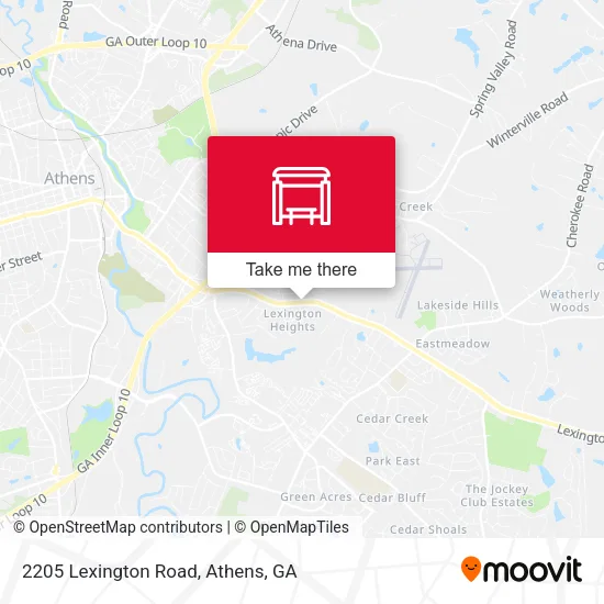 Mapa de 2205 Lexington Road