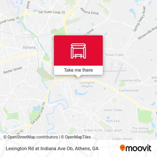 Mapa de Lexington Rd at Indiana Ave Ob