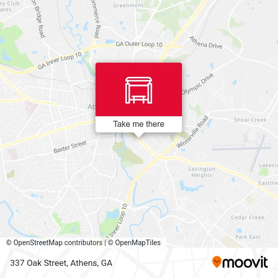 Mapa de 337 Oak Street