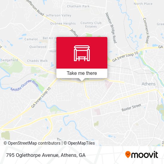 795 Oglethorpe Avenue map