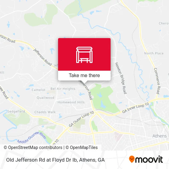Mapa de Old Jefferson Rd at Floyd Dr Ib