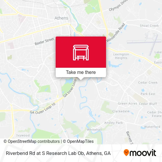 Mapa de Riverbend Rd at S Research Lab Ob