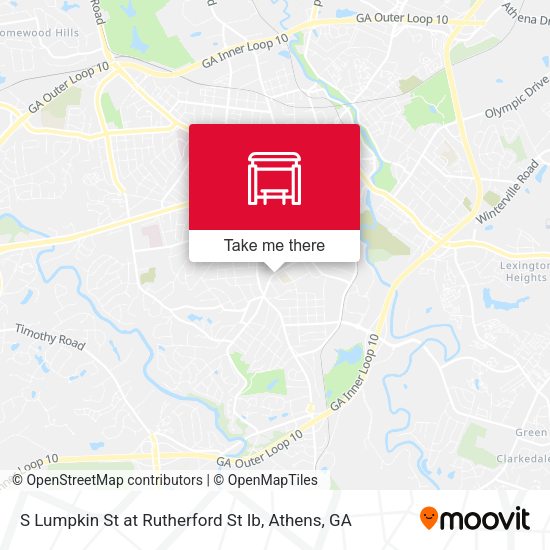 Mapa de S Lumpkin St at Rutherford St Ib