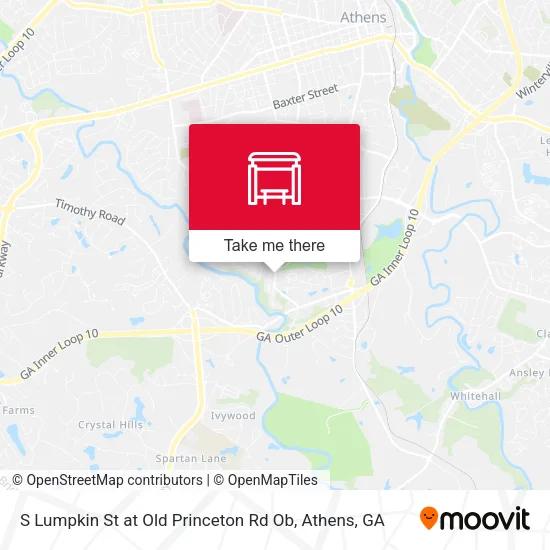 Mapa de S Lumpkin St at Old Princeton Rd Ob