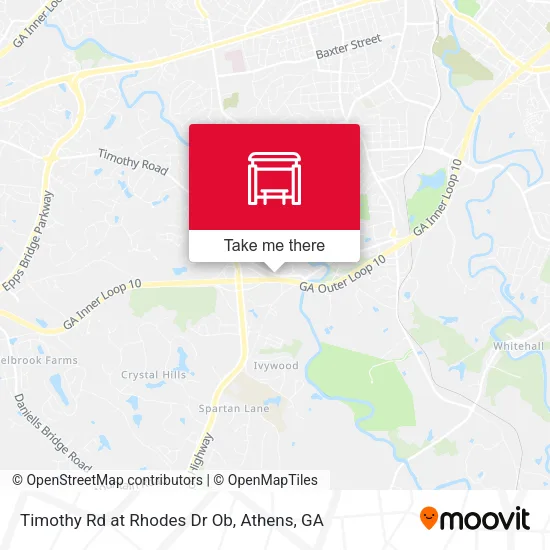 Mapa de Timothy Rd at Rhodes Dr Ob