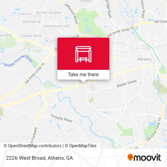 Mapa de 2226 West Broad