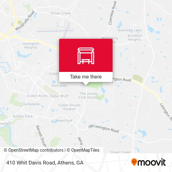 410 Whit Davis Road map