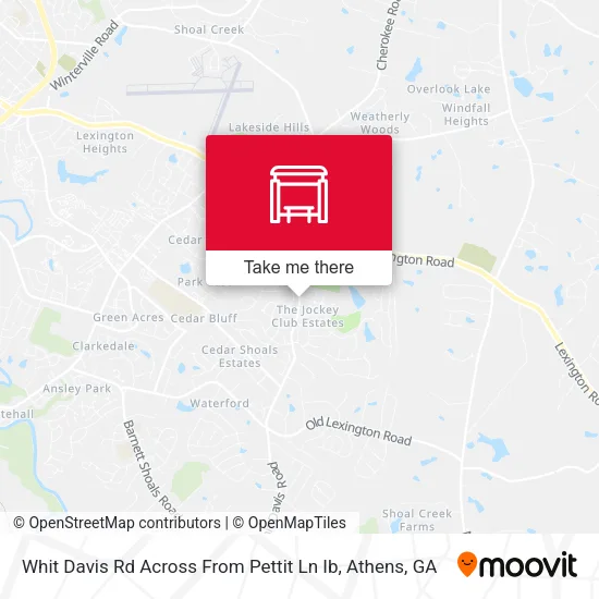 Mapa de Whit Davis Rd Across From Pettit Ln Ib