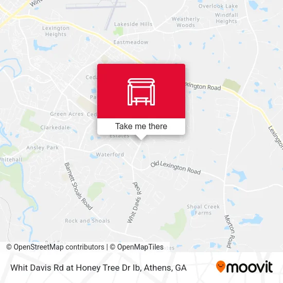 Mapa de Whit Davis Rd at Honey Tree Dr Ib