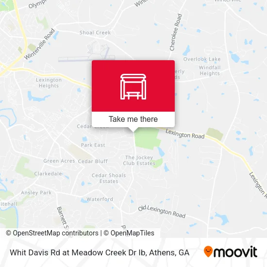 Mapa de Whit Davis Rd at Meadow Creek Dr Ib