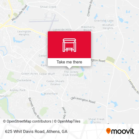 625 Whit Davis Road map