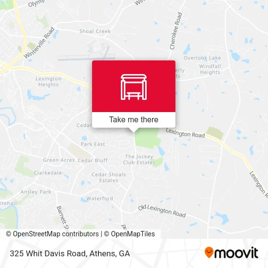 Mapa de 325 Whit Davis Road