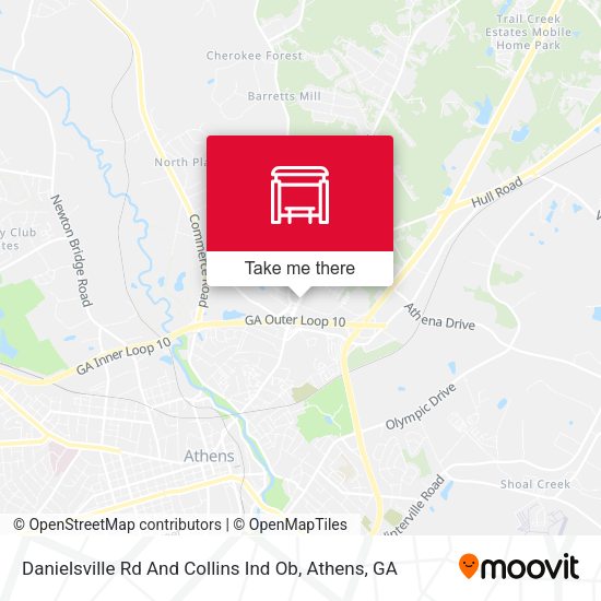 Mapa de Danielsville Rd And Collins Ind Ob