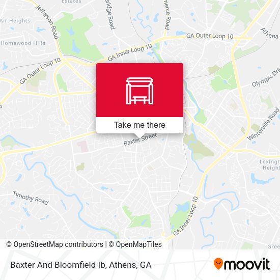 Baxter And Bloomfield Ib map