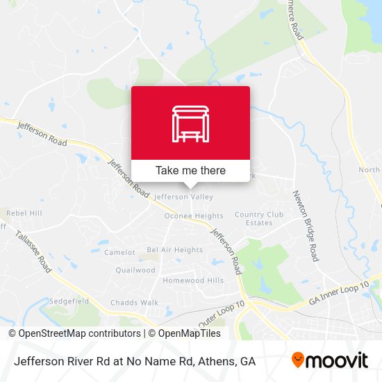Mapa de Jefferson River Rd at No Name Rd