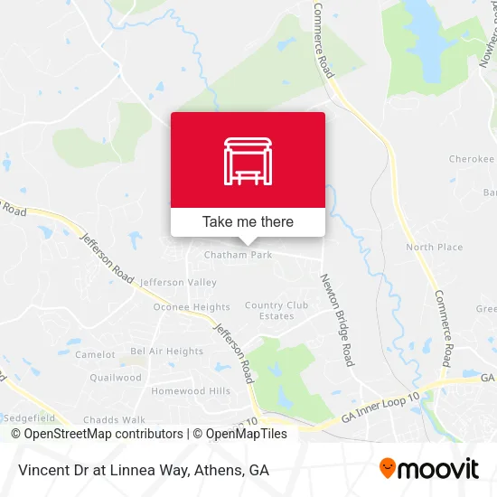 Mapa de Vincent Dr at Linnea Way