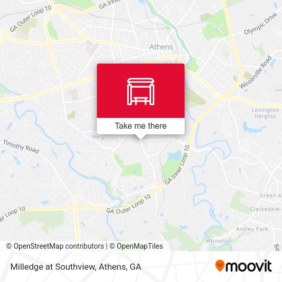 Mapa de Milledge at Southview