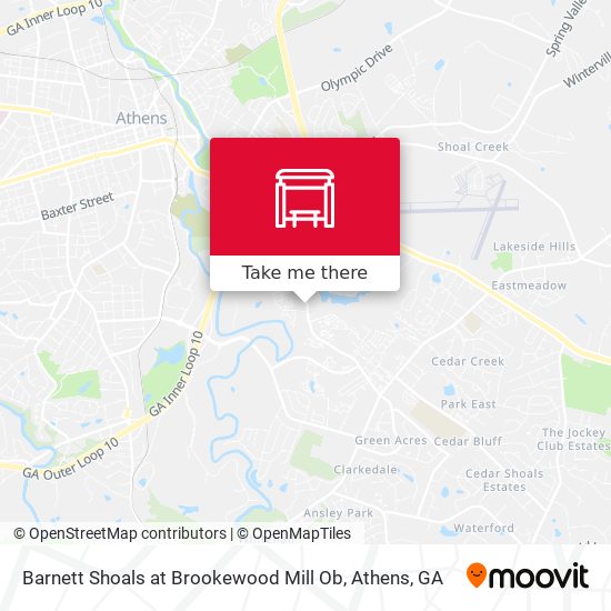 Mapa de Barnett Shoals at Brookewood Mill Ob