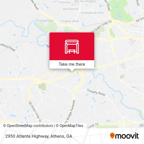 Mapa de 2950 Atlanta Highway
