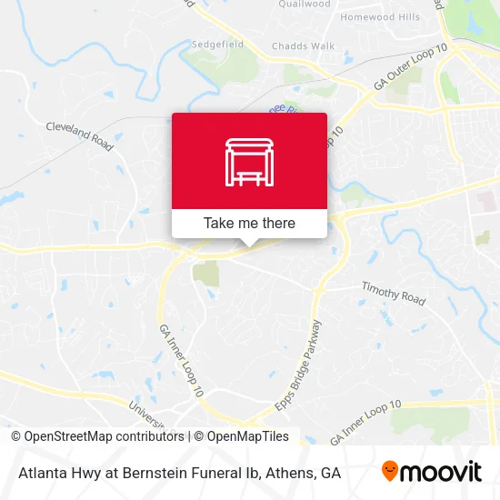 Mapa de Atlanta Hwy at Bernstein Funeral Ib