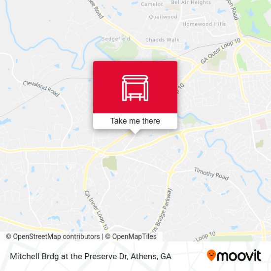 Mapa de Mitchell Brdg at the Preserve Dr