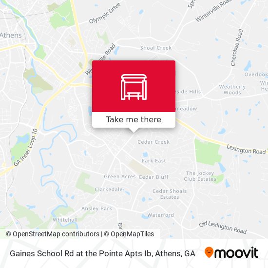 Mapa de Gaines School Rd at the Pointe Apts Ib