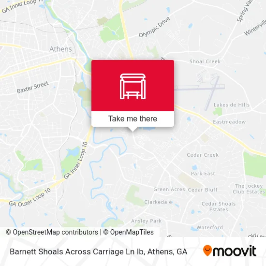 Mapa de Barnett Shoals Across Carriage Ln Ib