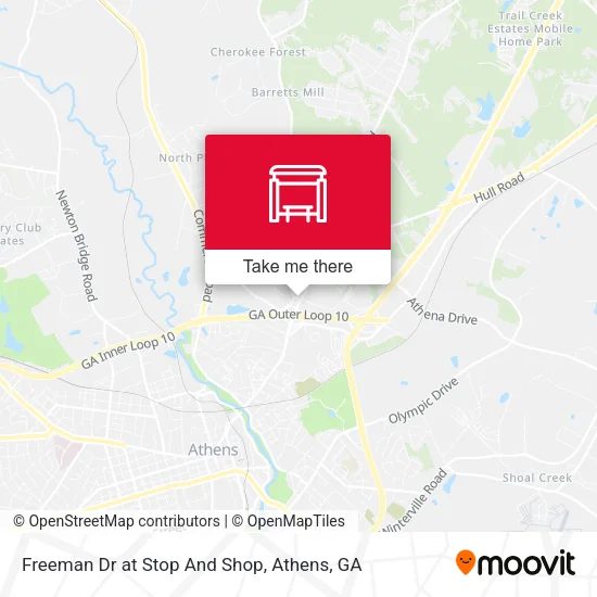 Mapa de Freeman Dr at Stop And Shop