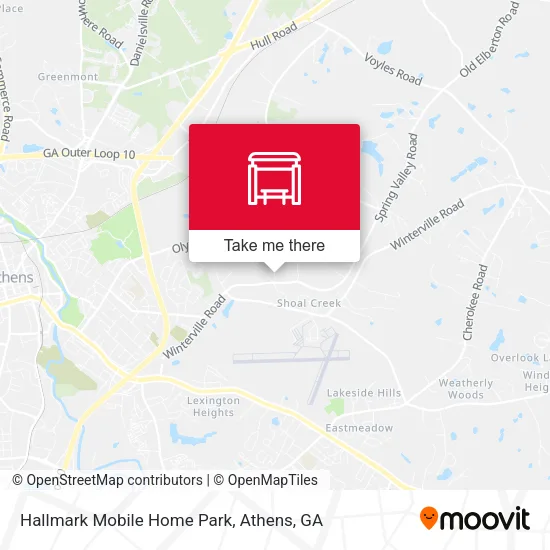 Mapa de Hallmark Mobile Home Park