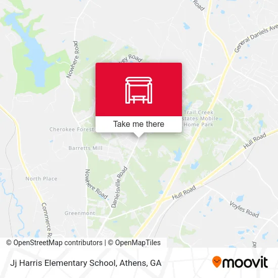 Mapa de Jj Harris Elementary School