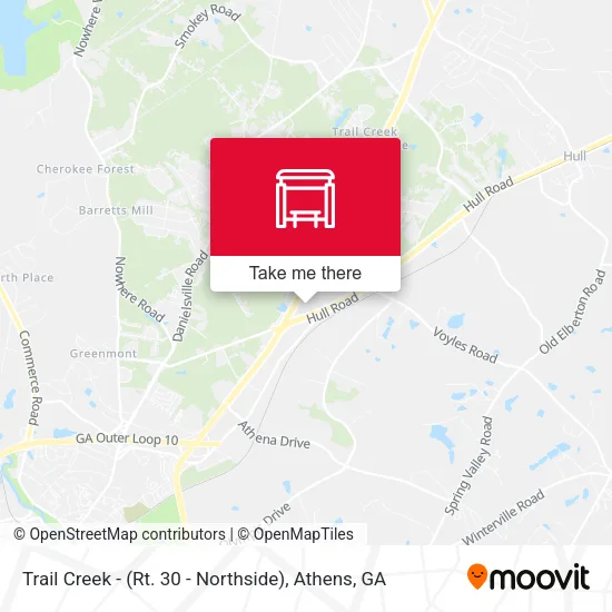 Mapa de Trail Creek - (Rt. 30 - Northside)
