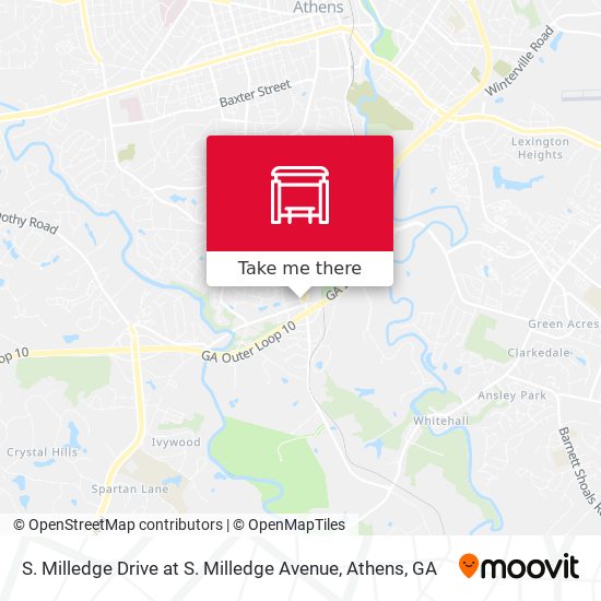 Mapa de S. Milledge Drive at S. Milledge Avenue