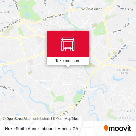Mapa de Hoke-Smith Annex Inbound