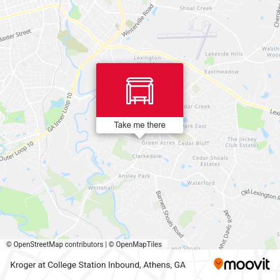 Mapa de Kroger at College Station Inbound