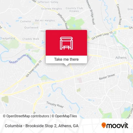 Mapa de Columbia - Brookside Stop 2