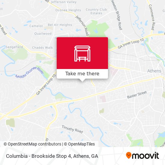 Columbia - Brookside Stop 4 map