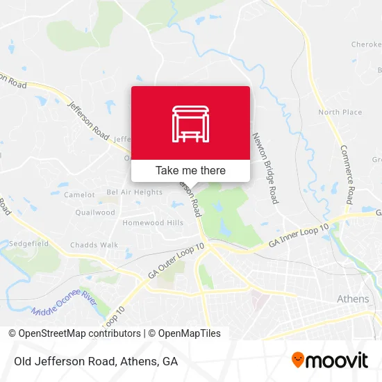 Mapa de Old Jefferson Road