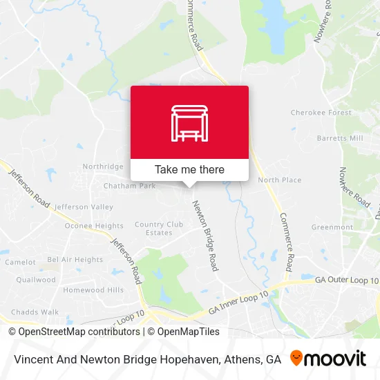 Mapa de Vincent And Newton Bridge Hopehaven