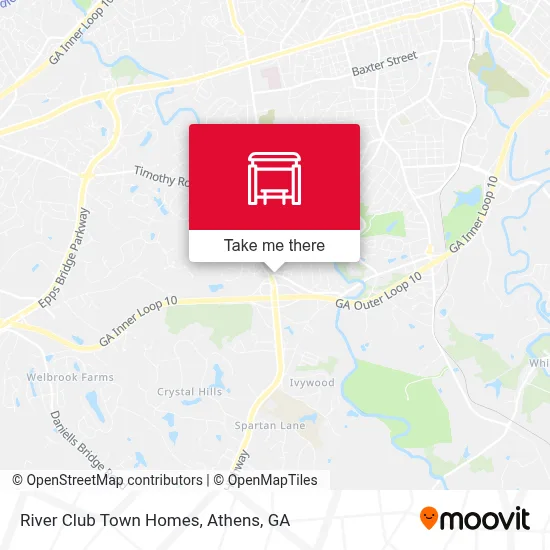 River Club Town Homes map