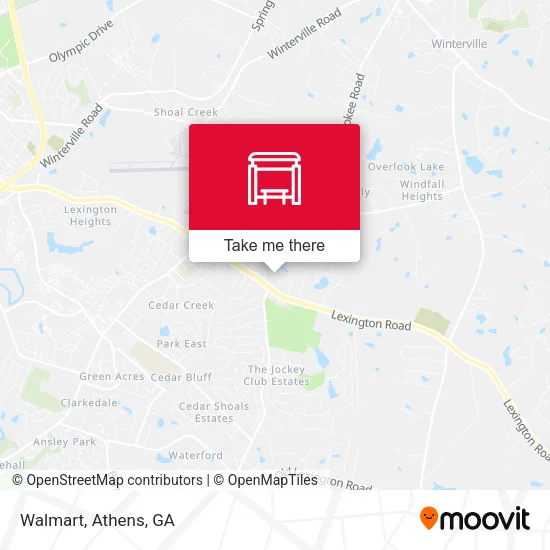 Mapa de Walmart