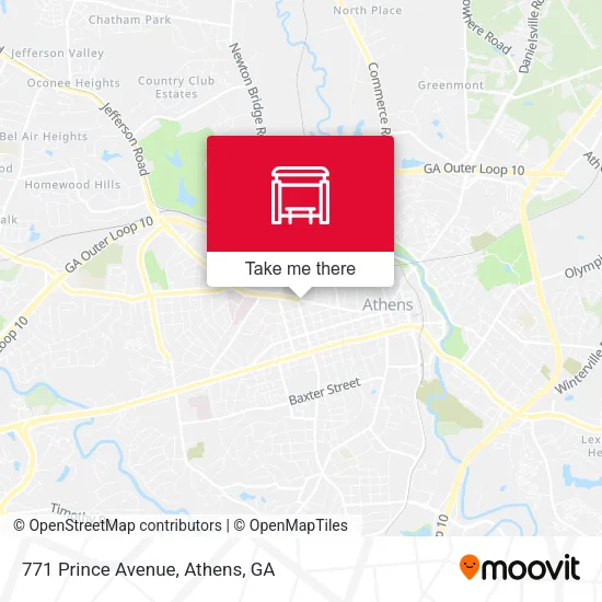 Mapa de 771 Prince Avenue