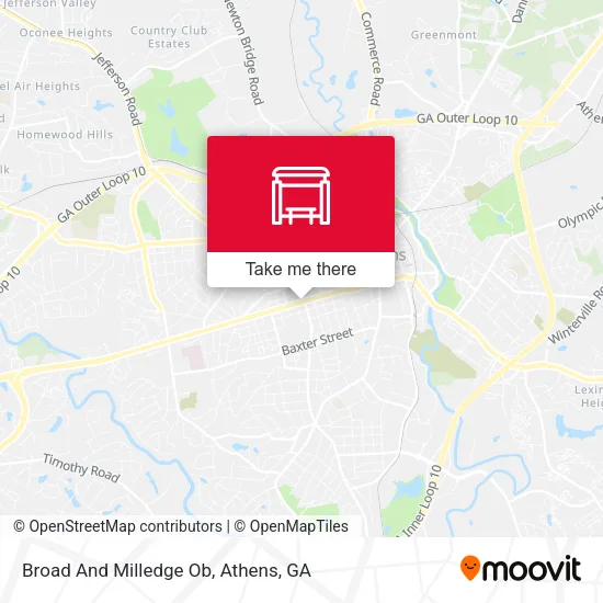 Mapa de Broad And Milledge Ob