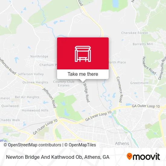 Mapa de Newton Bridge And Kathwood Ob