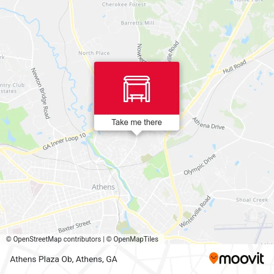 Mapa de Athens Plaza Ob