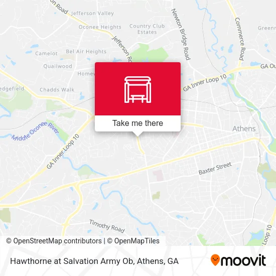 Mapa de Hawthorne at Salvation Army Ob